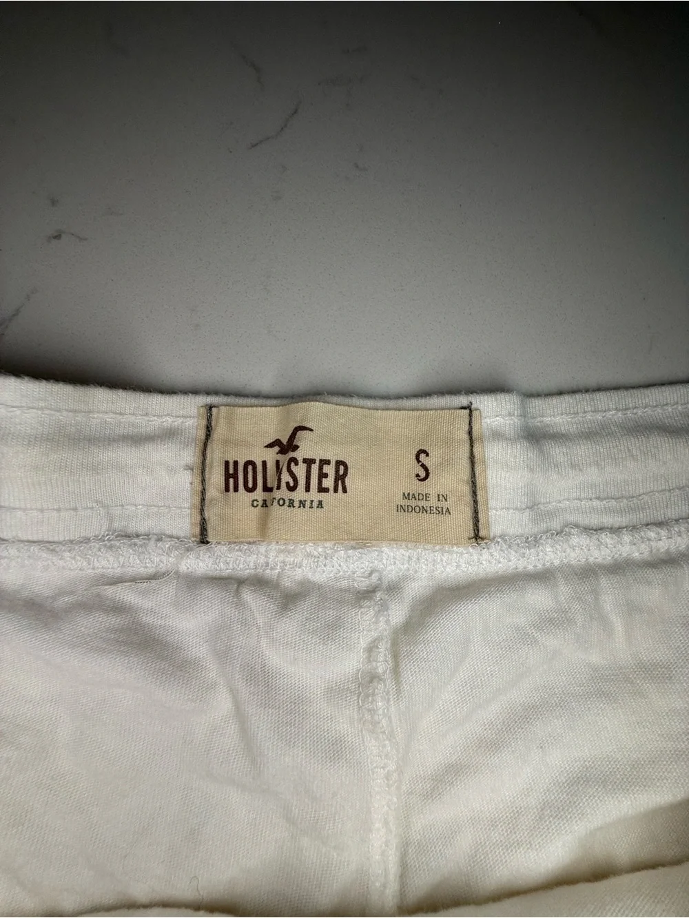 Hollister Cream Crochet Lace Drawstring Women's Shorts